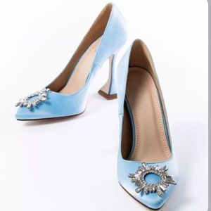Girls Diamonds Crystal Rhinestone Thin High Heels
Cinderella ShoesPumps